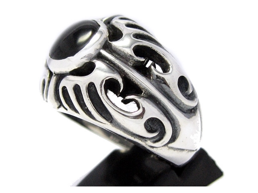 925 Steel Silver Ring