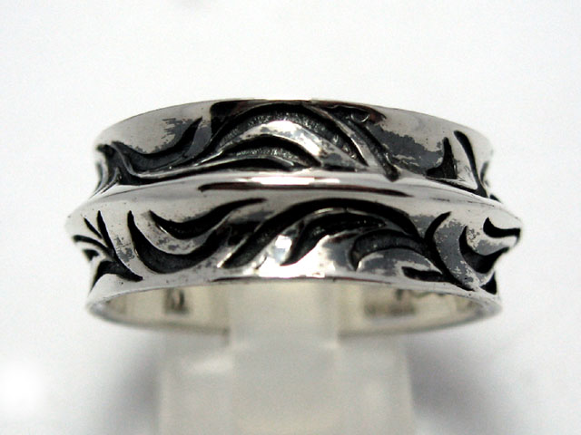 925 Steel Silver Ring