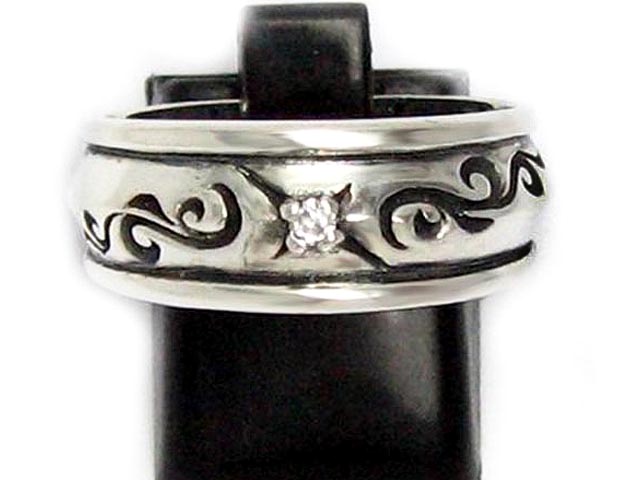 925 Steel Silver Ring