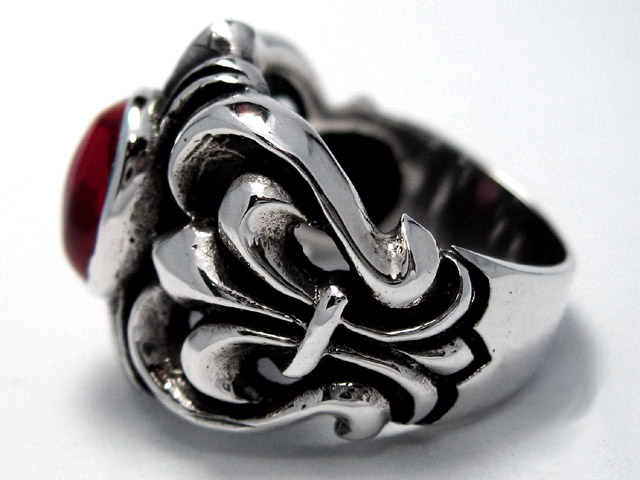 925 Steel Silver Ring