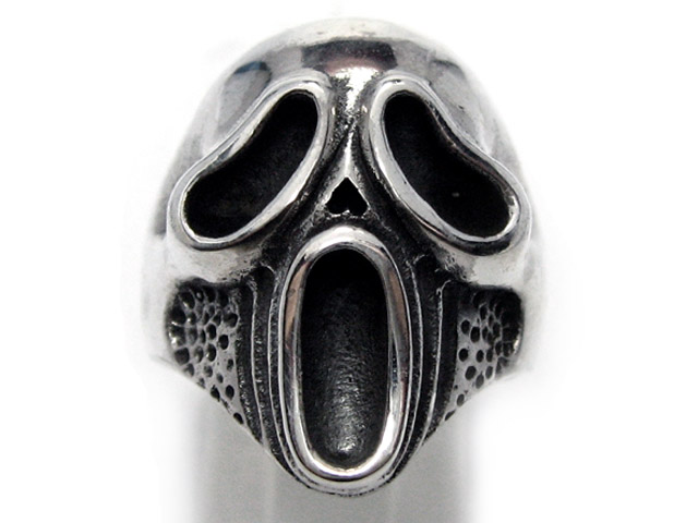 日本925純銀厚身重手稀有奪命狂呼造型戒指