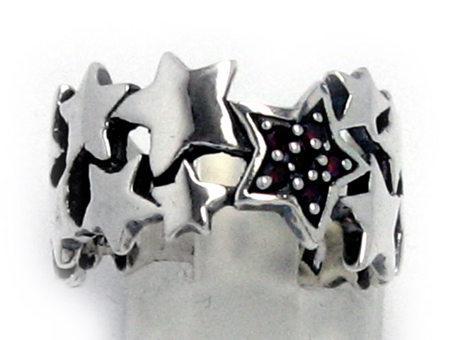 925 Steel Silver Ring