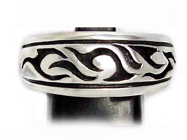 925 Steel Silver Ring