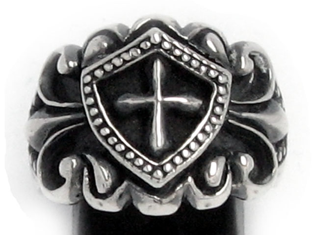 日本925純銀厚身重手十字架戒指