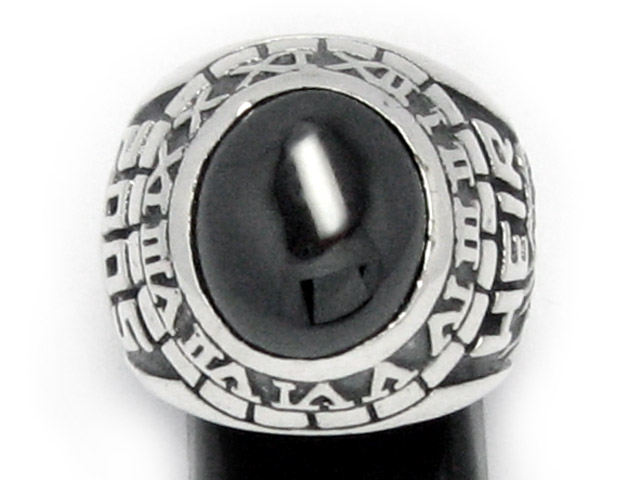 925 Steel Silver Ring