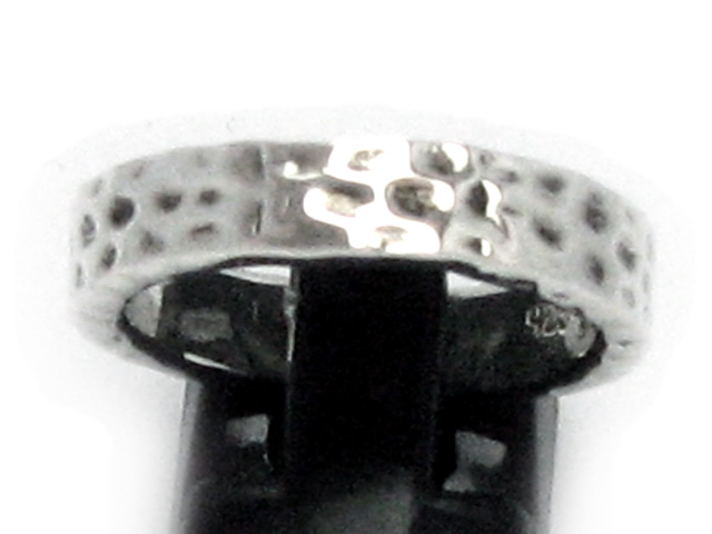日本925純銀厚身簡單易襯戒指