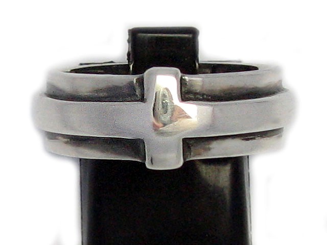 925 Steel Silver Ring