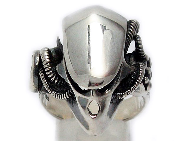 日本925純銀稀有極靚異形Alien戒指