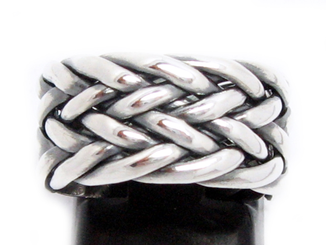 925 Steel Silver Ring