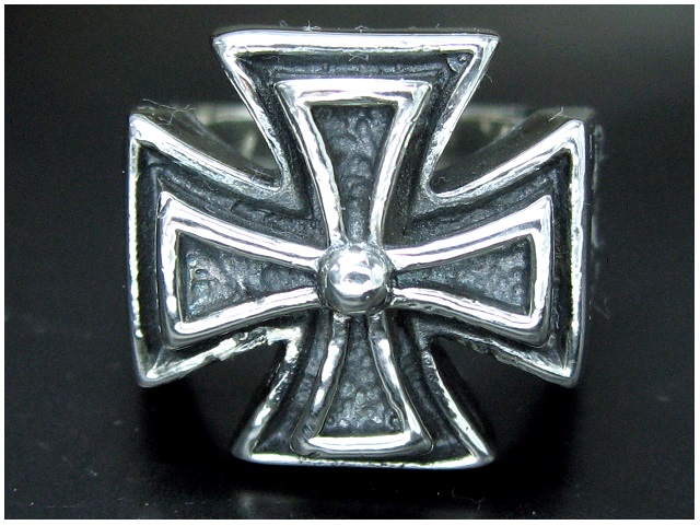 日本925純銀極厚大款十字架戒指