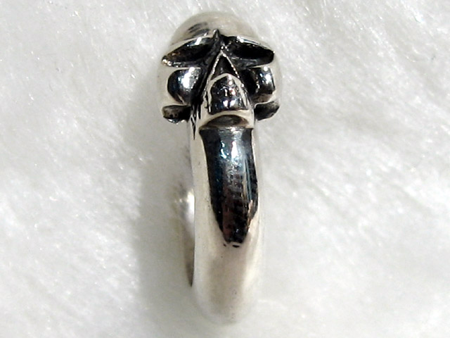 日本925純銀骷髏骨頭勾型耳環